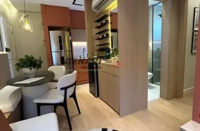 Apartamento com 2 dormitórios à venda, 39 m² por r$ 365.000,00 - centro - indaiatuba/sp