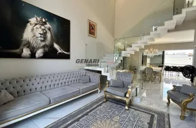 Sobrado à venda com 3 suítes no residencial london park, indaiatuba, sp