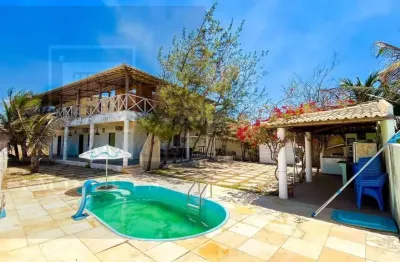 Casa / pousada com vista mar à venda na praia de quixaba, ao lado canoa quebra, aracati