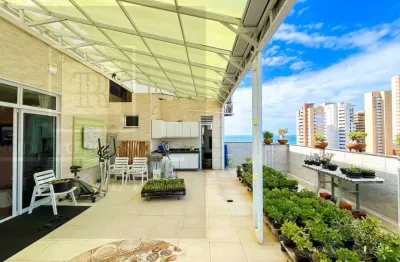 Apartamento cobertura à venda na Praia de Iracema - Vista Mar - 100% projetado - Perto Beira-mar