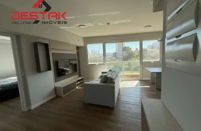 Apartamento semimobiliado para locacao no linea home style em jundiai/sp.
