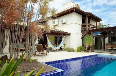 Casa com 4 dormitórios sendo 4 suítes, piscina para alugar, 350 m² por r$ 5.000/dia - jurerê intern