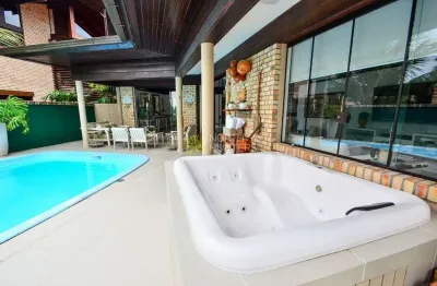 Casa com 7 dormitórios, piscina e ofurô para alugar, por r$ 7.100/dia - jurerê internacional - flor