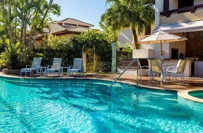 Casa para temporada com 6 dormitórios, 600 m² -  jurerê internacional - florianópolis/sc