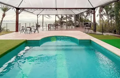Casa com 9 dormitórios para venda, 1000 m² - cacupé - florianópolis/sc