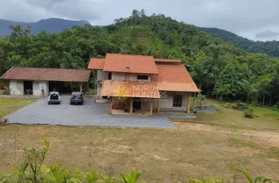 Chácara à venda, área rural, com casa e tanque de peixe de joinville, joinville, sc