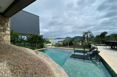Casa de alto padrão vista mar , para venda e locação, cacupé, florianópolis, sc