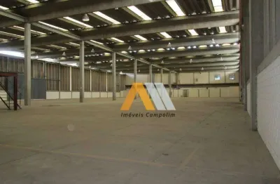 Galpão para alugar, 4468 m² por r$ 130.000,00 - aparecidinha - sorocaba/sp