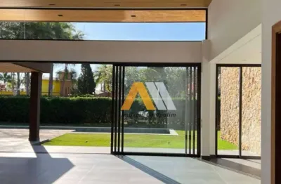 Casa com 4 dormitórios à venda, 440 m² por r$ 5.900.000,00 - lago azul - araçoiaba da serra/sp