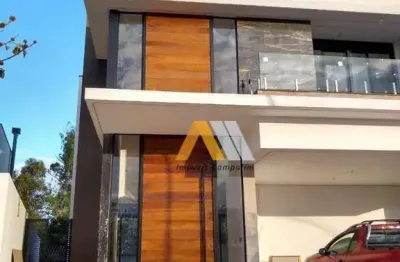 Casa com 3 dormitórios à venda, 400 m² por r$ 4.200.000 - alphaville nova esplanada - votorantim/sp
