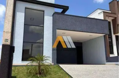 Casa com 3 dormitórios à venda, 130 m² por r$ 879.000,00 - condomínio villagio wanel - sorocaba/sp