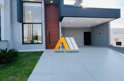 Casa com 3 dormitórios à venda, 160 m² por r$ 1.100.000,00 - condomínio campos do conde - sorocaba/sp