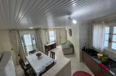 Apartamento  02 quartos mobiliado à venda no residencial palmas na praia de palmas em governador celso ramos - santa catarina