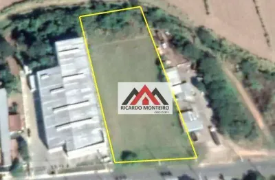 Terreno industrial à venda, 6145 m² por r$ 1.900.000 - chácara flórida - taubaté/sp