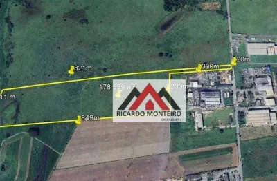 Terreno à venda, 178539 m² por r$ 14.750.000,00 - distrito industrial - pindamonhangaba/sp