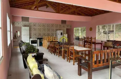 Chácara com 3 dormitórios à venda, 10000 m² por r$ 850.000,00 - granja urupês - arujá/sp