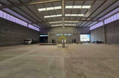 Galpão para alugar, 2000 m² por r$ 63.216,67/mês - portão - arujá/sp