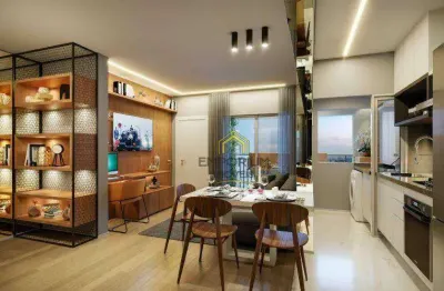 Apartamento novo nunca habitado com 1 dormitório à venda, 43 m² por r$ 380.000 - vila rosália - guarulhos/sp