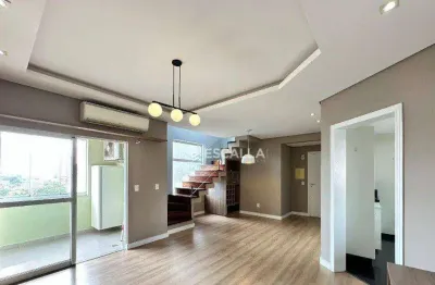 Apartamento duplex com 3 dormitórios à venda, 219 m² por r$ 998.000,00 - anita garibaldi - joinville/sc