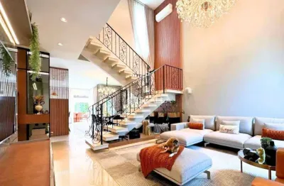 Casa de alto padrão mobiliada a venda, com piscina e 3 suítes no américa – joinville