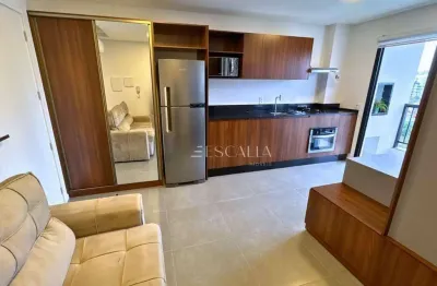 Apartamento tipo loft semi mobiliado para locação no anita garibaldi | joinville/sc