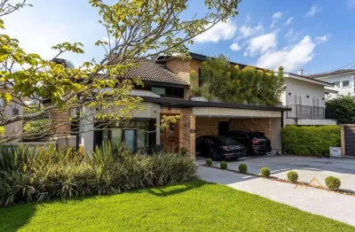 Casa à venda, 500 m² por r$ 4.800.000,00 - residencial onze (alphaville) - santana de parnaíba/sp