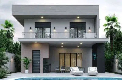Casa em condomínio fechado com 4 quartos à venda na estrada francisco pagoto, 1322, residencial aziz louveira, louveira, 263 m2 por r$ 1.780.000