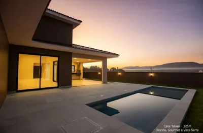 Casa nova térrea a venda em jundiaí no condomínio fechado terras de alvorada.