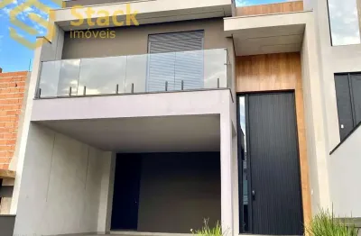 Casa sobrado com 3 suítes à venda em jundiaí no condomínio reserva da mata.