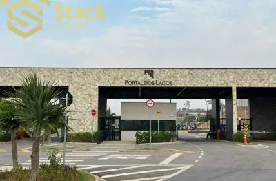 Terreno plano com 420 m² à venda no condomínio portal dos lagos - bairro corrupira - jundiaí/sp.