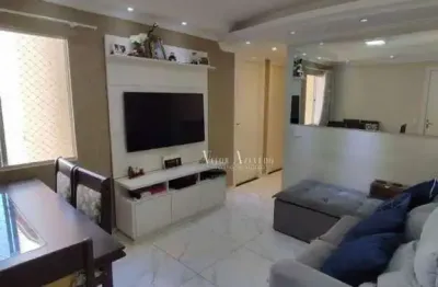 Apartamento com armários modulados à  venda no condomínio vila dos bandeirantes no jardim tatiana - votorantim/sp.