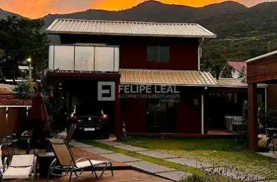 Casa para venda em palhoça, praia de fora, 3 dormitórios, 1 suíte, 4 banheiros, 2 vagas