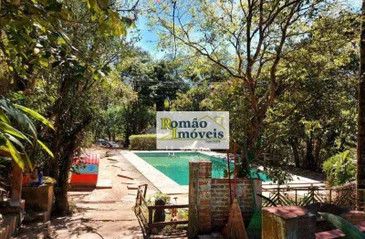 Chácara com lago e piscina à venda, 5506 m² por r$ 1.500.000,00 - roseira - mairiporã/sp