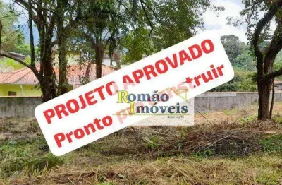 Terreno com projeto aprovado à venda, 1230 m² - jardim primavera - mairiporã/sp
