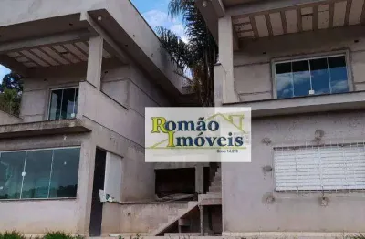 Chácara  faltando acabamento final com 3 dormitórios à venda, 1175 m² por r$ 550.000 - oasis paulista - mairiporã/sp