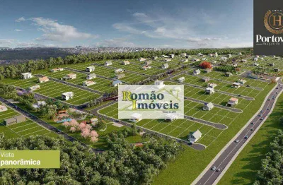 Terreno à venda lançamento portoville atibaia, 360 m² por r$ 270.000 - usina - atibaia/sp