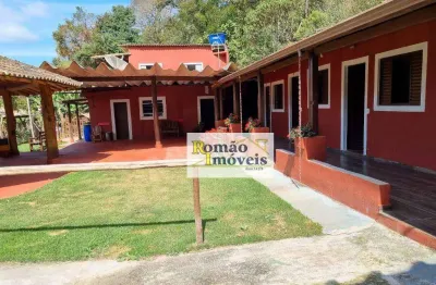 Chácara com 7 suítes à venda, 6000 m² por r$ 1.200.000 - jundiaizinho (terra preta) - mairiporã/sp