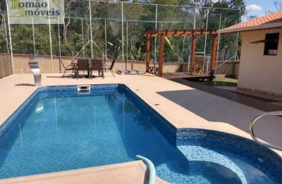 Chácara com 3 dormitórios à venda, 1000 m² por r$ 1.200.000,00 - recanto do céu azul - mairiporã/sp