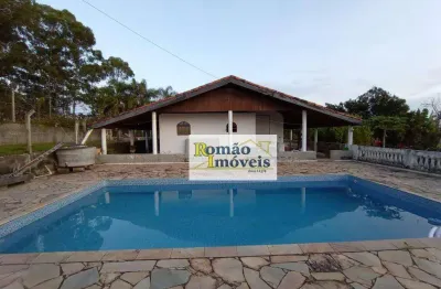 Chácara com 3 dormitórios à venda, 3662 m² por r$ 720.000 - portão - atibaia/sp