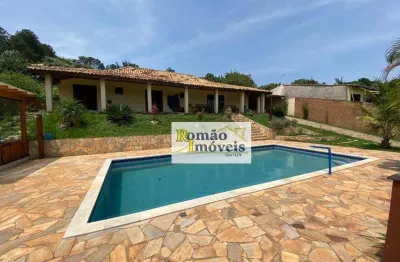Chácara com 5 dormitórios à venda, 1500 m² por r$ 980.000 - chacara fernao dias - atibaia/sp