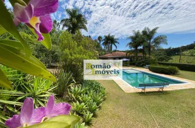 Sítio com 4 dormitórios à venda, 65000 m² por r$ 2.200.000,00 - campo largo - jarinu/sp