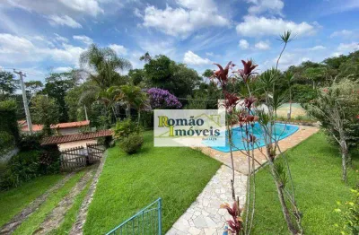 Chácara com 4 dormitórios à venda, 750 m² por r$ 600.000 - loteamento bosque dos palmares - atibaia/sp