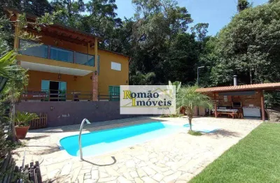 Chácara com 4 dormitórios à venda, 780 m² por r$ 850.000,00 - recanto dos palmares - atibaia/sp