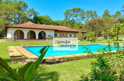 Sítio com 5 dormitórios à venda, 270000 m² por r$ 3.200.000 - caetetuba - atibaia/sp