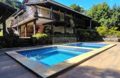 **linda casa mobiliada no clube da montanha em atibaia** condomínio fechado de alto padrão!!**