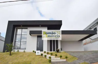 Casa térrea com 03 - suítes à venda, 240 m² por r$ 1.900.000 - condomínio residencial shamballa iii - atibaia/sp