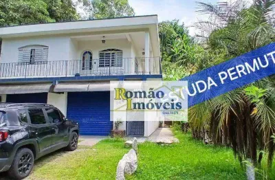 Chácara com 2 dormitórios à venda, 1296 m² por r$ 500.000 - vila paula - mairiporã/sp