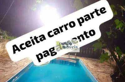 Chácara com 2 dormitórios à venda, 1113 m² por r$ 450.000,00 - parque residencial sossego - mairiporã/sp
