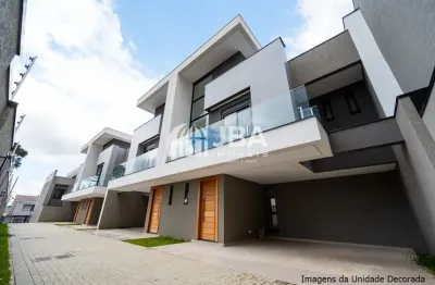 Sobrados triplex  com 3 suítes e terraço no bacacheri pronto para morar.