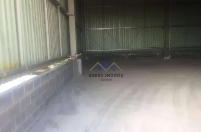 Galpão para alugar, 600 m² por r$ 18.520,00/mês - ponte de são joão - jundiaí/sp